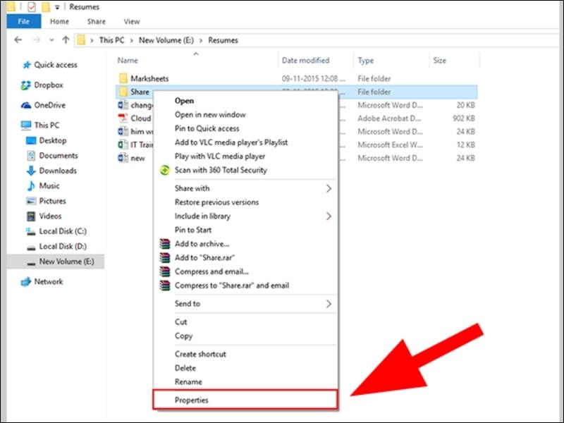 Cách chia sẻ file word trên máy tính