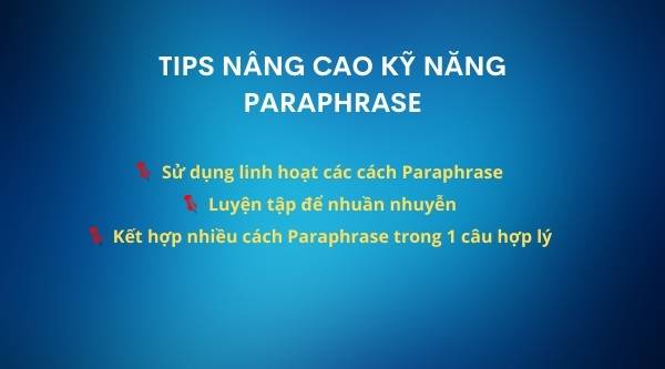 Kỹ năng paraphrase: Định nghĩa và tầm quan trọng