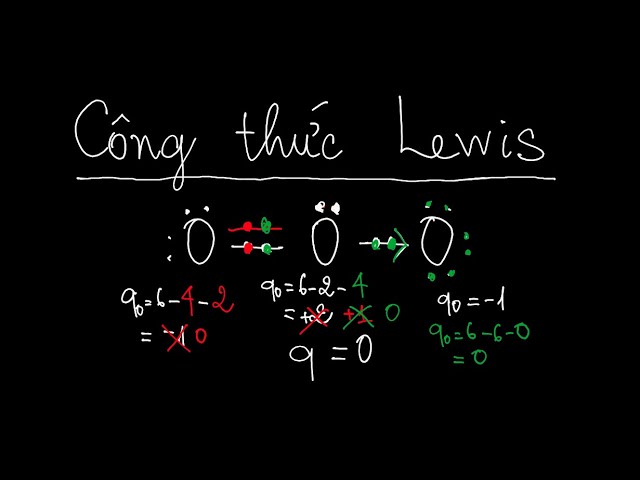 Cách viết công thức lewis chi tiết và chính xác nhất